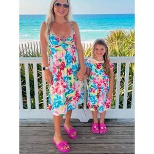 NEW Old Navy Women’s Small Petite & Toddler Girls 4 Floral Summer Dresses